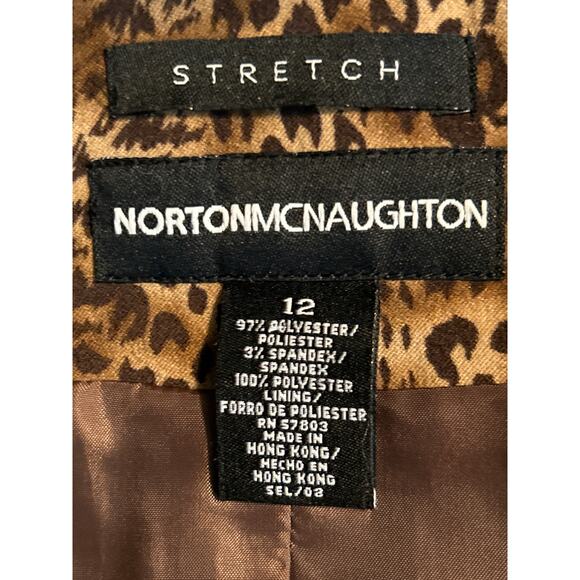 Norton McNaughton Animal Print Jacket - Picture 5 of 6
